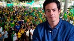 “O povo está com o presidente”, constata ator Felipe Folgosi (veja o vídeo)