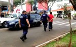 Homem com faca é detido durante “motociata” em Chapecó (veja o vídeo)