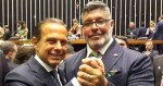 Frota declara "amor" a Doria e diz que agora é de "centro-esquerda" (veja o vídeo)