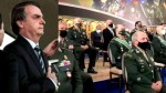 Ao lado de generais, Bolsonaro volta a dizer que tem o apoio das Forças Armadas (veja o vídeo)