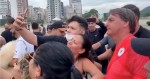 Bolsonaro dá uma esticadinha pelo litoral e ‘datapovo’ entra em ação na Praia Grande-SP (veja o vídeo)