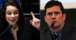 Moro faz acusação "mentirosa" contra Bolsonaro e é desmoralizado por Janaína
