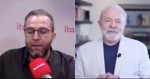Desmoralizado, Lula se irrita com jornalista, tenta conduzir entrevista e dá chilique ao vivo (veja o vídeo)