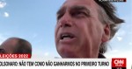 “Não tem como não ganhar em primeiro turno com pelo menos 60% dos votos", diz Bolsonaro em entrevista à CNN (veja o vídeo)