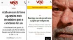 Resgatamos a matéria que a Revista Veja tirou do ar com pesquisa catastrófica para o PT