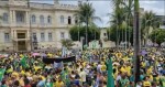 Na Bahia, milhares de pessoas gritam por liberdade em frente a quartel do exército (veja o vídeo)