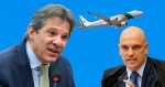 Duas horas após tornar Bolsonaro inelegível, Moraes e outros ministros viajaram ao lado de Haddad em avião da FAB