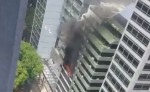 Incêndio atinge prédio anexo à Secretaria do Trabalho na Argentina e morte é confirmada (veja o vídeo)