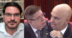 Moraes ironiza fala de Constantino e é encurralado pelo jornalista (veja o vídeo)