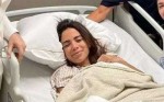 Anitta faz procedimento estético, reaparece com novo rosto e choca a web