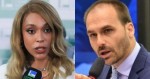 Erika Hilton "surta" e parte ao ataque contra Eduardo Bolsonaro