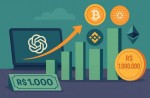 ChatGPT indica quais criptomoedas promissoras podem transformar R$ 1.000 em R$ 1 milhão