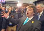 Flávio se encontra com Milei e algo surpreendente acontece (veja o vídeo)