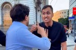 Presidenciável é confrontado e quase chega às vias de fato no meio da rua