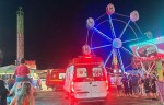 Grave acidente ocorre em brinquedo de parque de diversões e deixa 11 feridos