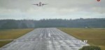 Avião atropela pedestre durante decolagem