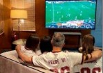 Família Real viraliza comemorando a vitória da Espanha sobre a França  (veja o vídeo)