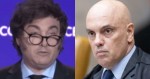 Decisão de Moraes sobre Milei repercute na imprensa internacional