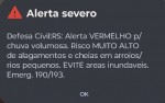 URGENTE: Alerta de extremo risco é emitido e imagens são impactantes