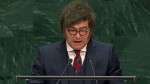 Milei começa discurso na ONU com o "pé na porta" (veja o vídeo)