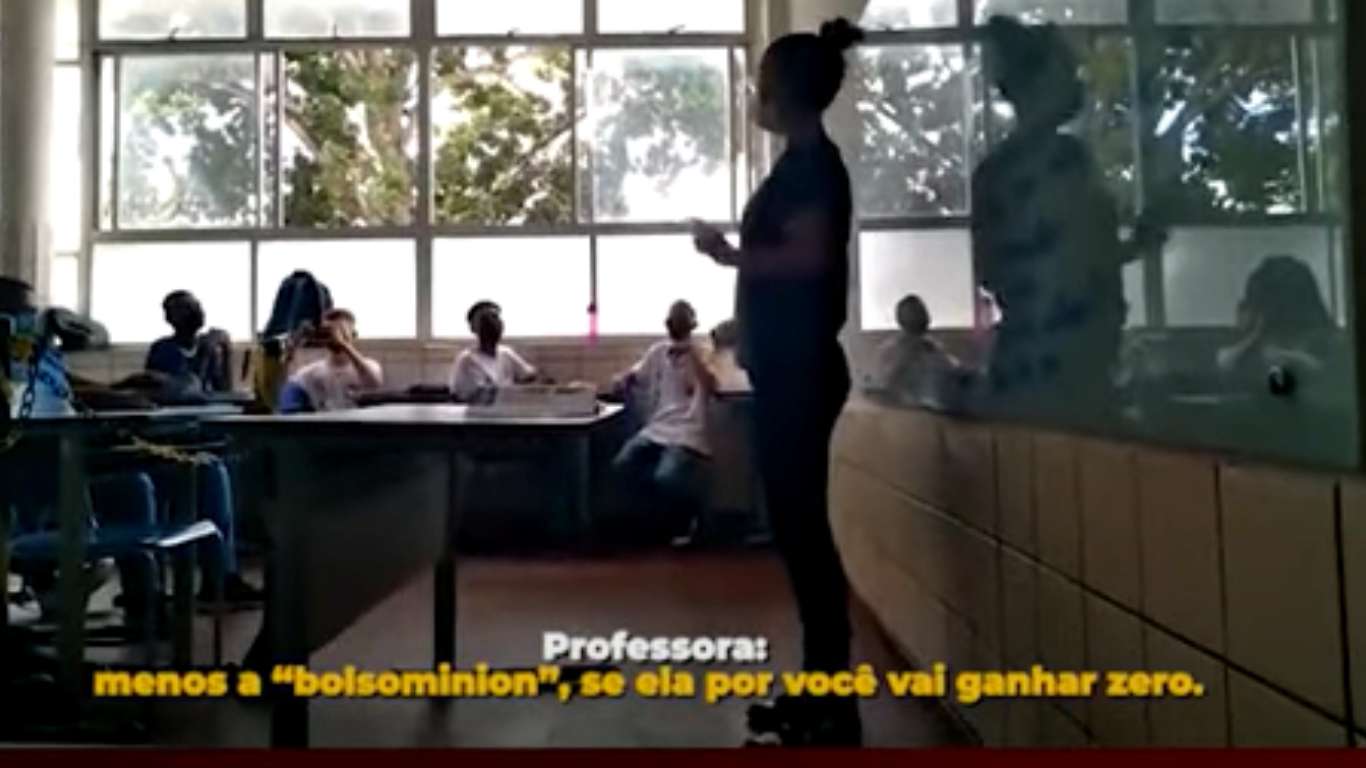 Professora bolsonarista se recusa a dar aulas para 'alunos de