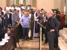Em missa de 7º dia, Lula faz novo discurso (Veja o Vídeo)