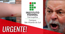 Funcionária de Instituto Federal relata alunos feridos e seguranças de Lula armados durante ato pró-petista