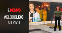 VÍDEO: Sob gritos de “Globo Lixo!”, Leilane Neubarth paga mico ao vivo durante protestos contra HC de Lula