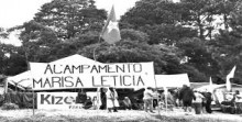 Frio destrói acampamento ‘Marisa Letícia’ (Veja o Vídeo)
