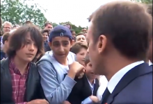 Estudante desrespeita Macron, leva dura e vídeo viraliza (Veja o Vídeo)