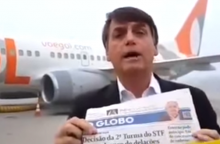 Bolsonaro desmascara “O Globo” e denuncia Fake News (Veja o Vídeo)