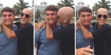 Para derrubar a pecha de “homofóbico”, PSL põe na rede encontros de Bolsonaro com Amin Khader (Veja o Vídeo)