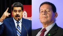 Maduro chama Mourão de "covarde" e "cara de louco"