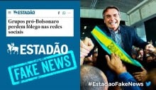 Hashtag #EstadaoFakeNews atinge os trending topics no Twitter