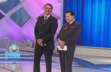 Bolsonaro publica foto com Silvio Santos e faz chamada para programa. Não perca!