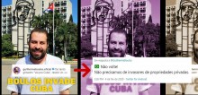 Boulos ‘invade’ Cuba e internautas clamam: “Fique por aí”