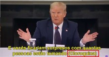 Trump surpreende o mundo e quebra a cara da imprensa ao revelar o uso pessoal da hidroxicloroquina (veja o vídeo)