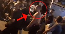 Sem polícia, ‘chefe’ do tráfico desfila na Rocinha com dezenas de fuzis (veja o vídeo)