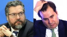 Chanceler Ernesto Araújo dá dura lição em Rodrigo Maia