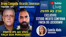 LIVE da TV JCO debate "estudo inédito que confirma a farsa do lockdown"