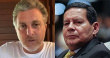 Mourão desdenha de Huck: "É fogo de palha"