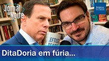 AO VIVO: João Doria em fúria ataca jornalista / O futuro da Câmara e do Senado (veja o vídeo)