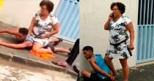 Policial aposentada salva idosa, imobiliza e prende bandido (veja o vídeo)