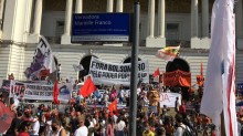 VEXAME: Manifestação convocada por partidos de esquerda não tem adesão popular (veja o vídeo)