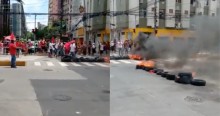 MTST coloca fogo em avenida de Recife (PE) e traz o caos ao trânsito da cidade (veja o vídeo)