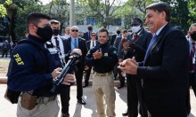 Bolsonaro e os policiais: Lançamento do Programa Rodovida (veja o vídeo)