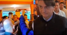 Bolsonaro surpreende, aparece em pizzaria e alvoroço toma conta do lugar (veja o vídeo)