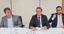Ao vivo, Bolsonaro anuncia pré-candidatura de Tarcísio (veja o vídeo)