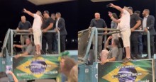 Jipe gigante de Bolsonaro faz sucesso em Congresso Conservador (veja o vídeo)