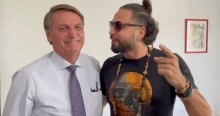 Em encontro com cantor Latino, Bolsonaro recebe impactante previsão sobre seu futuro político (veja o vídeo)